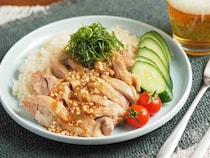 炊飯器におまかせ！ポン酢で手軽に作れる「カオマンガイ」
