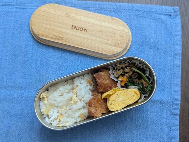 ののじ ステンレス ランチボックス オーバル 使用例