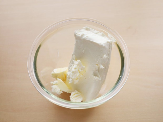生クリーム活用のベイクドチーズケーキ01