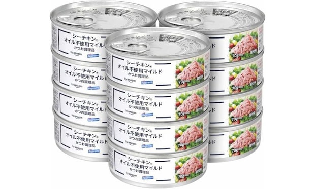 【スマイルSaleでお得】ストック派にうれしい！オイル不使用の「シーチキン」12缶セットが1缶約129円に