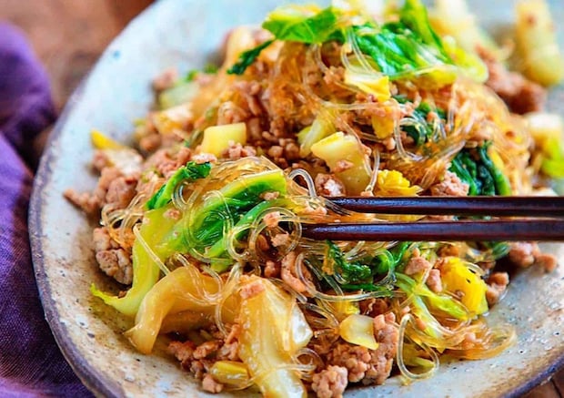 抱えて食べたい!「春雨×豚ひき肉」で作る満足おかず