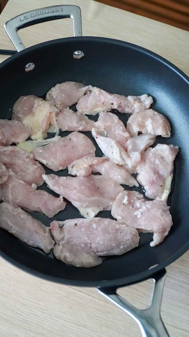 冷たいフライパンからスタート