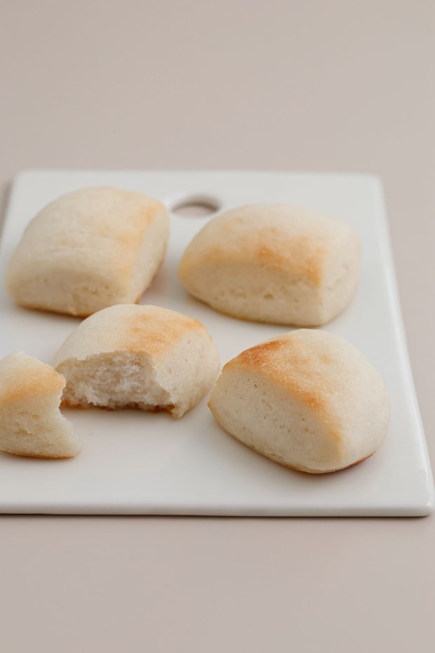 『ポリ袋で作るかんたん米粉パン』切りっぱなしパン