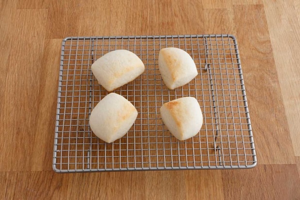 『ポリ袋で作るかんたん米粉パン』切りっぱなしパン オーブントースターで焼く