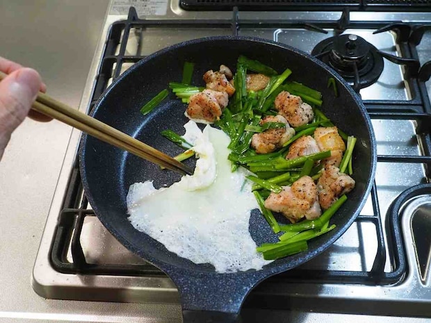鶏もも肉の塩だれスタミナ丼