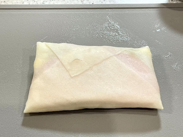 ハムチーねぎ春巻き