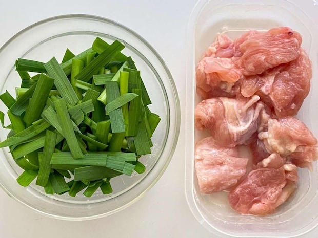 鶏ニラ玉