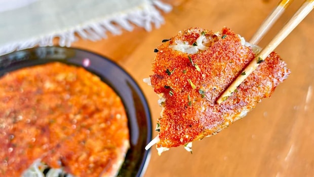 カリカリ！もやしの海苔チー焼き