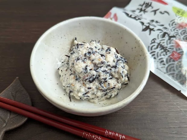 豆腐と混ぜるだけ!カルディ「梅入りひじきの白和えの素」があと一品に便利♪