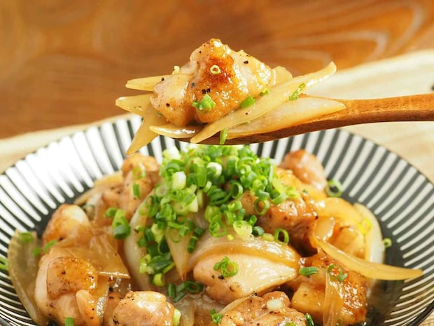 鶏もも肉と玉ねぎの甘酢炒め