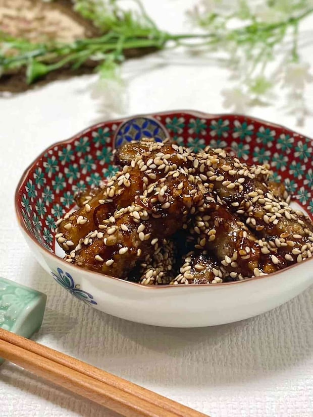 ご飯が止まらないごぼうの甘辛炒め