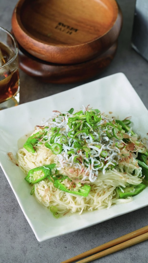 しらすわさびそうめん