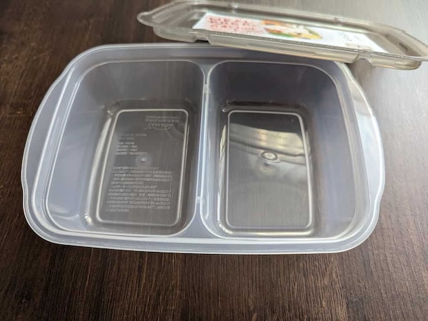 ダイソー ミールプレップ容器　ｓｉｋｉｒｉ２