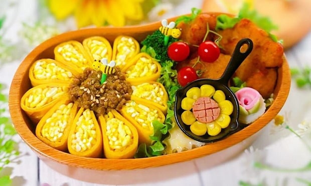 夏らしさ満点!子どもも喜ぶ「#ひまわり弁当」