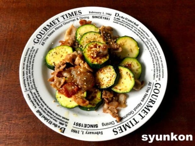 旬の夏野菜で!簡単「ズッキーニと豚肉のソテー」