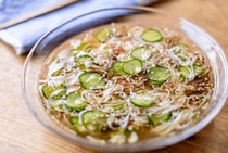 つるつるっとおいしい♪この夏に試してほしい「もずくそうめん」