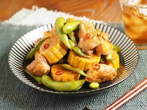 バター醤油香る！「鶏もも肉ととうもろこし」の満足おかず