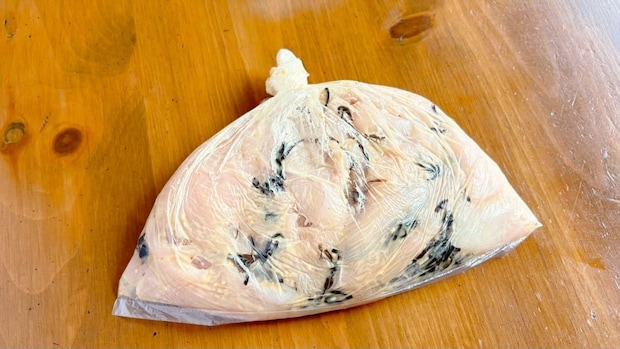 鶏むね肉の塩昆布焼き