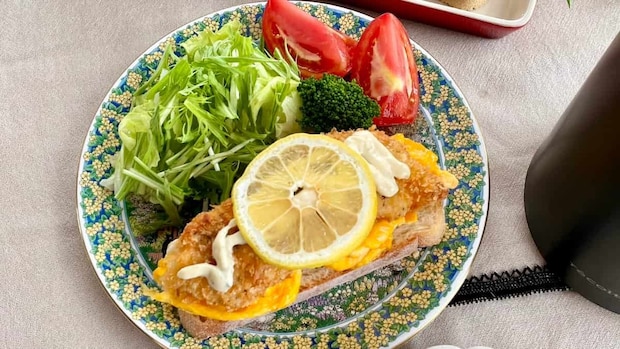 食べ応えばっちり!サクサク&ふわふわ「たらフライのごちそうトースト」レシピ