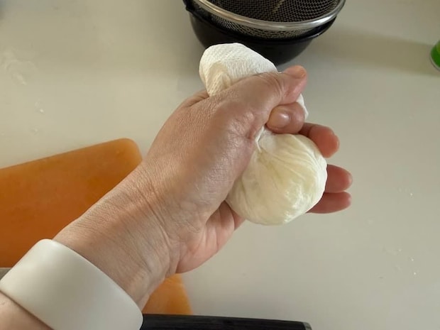 水気をしっかり絞る