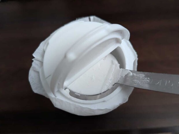 セリア 粉もの袋キャップ 使用例