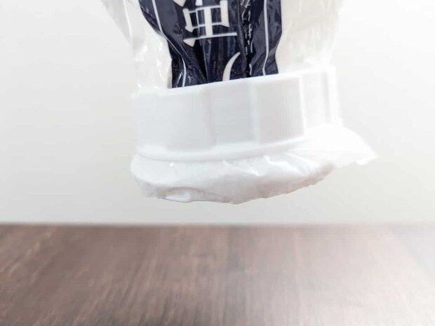 セリア 粉もの袋キャップ 使用例