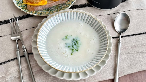 ほったらかしで完成!冷やしてもおいしい「かぶの豆乳ポタージュ」