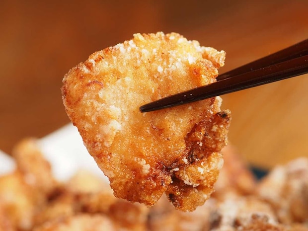 鶏もも肉と鶏むね肉の竜田揚げ