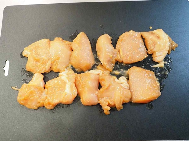 鶏もも肉と鶏むね肉の竜田揚げ