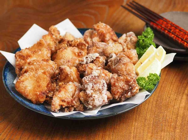 鶏もも肉と鶏むね肉の竜田揚げ