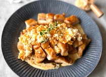 冷めてもやわらか♪「しっとり鶏むねのスイチリ照り焼き」