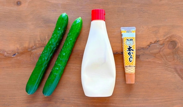 きゅうりのからしマヨおかかあえ