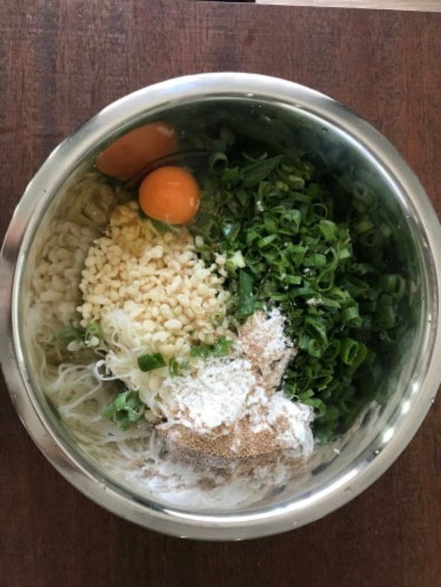 「ねぎ焼きそうめん」レシピ