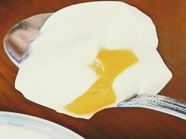 カルディコーヒーファーム「マンゴーゼリー in 杏仁豆腐」