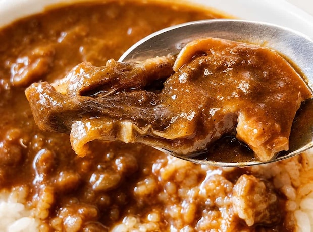 無印良品「素材を生かした　牛ばら肉の大盛りカレー」