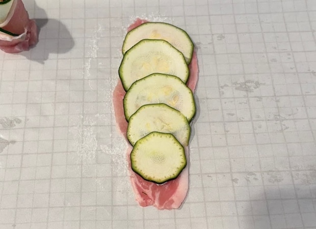ズッキーニ肉巻き