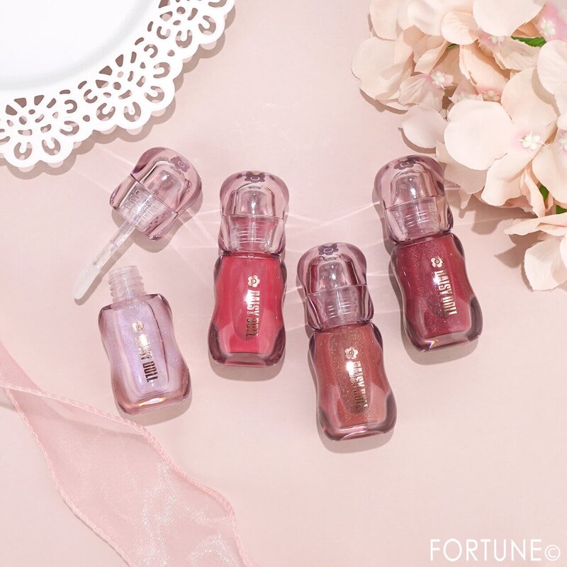 デイジードール25年冬新作|ぷるんとツヤめくリップ『ジュエリー シロップ グロス』を全色レビュー♡