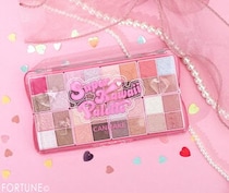 キャンメイク25年冬新作｜40周年限定アイシャドウ『スーパーかわいい！パレット』を全色塗ってみた♡