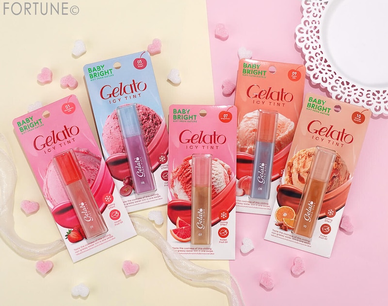 ベイビーブライト26年春新作｜ひんやりとろけるリップ『ジェラート アイスティント』を全色レビュー♡