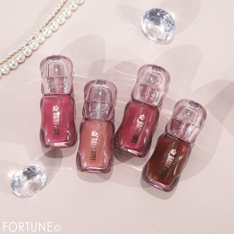 デイジードール26年春新作｜春のムードをまとう♡「ジュエリー シロップ グロス」の新4色をレビュー！