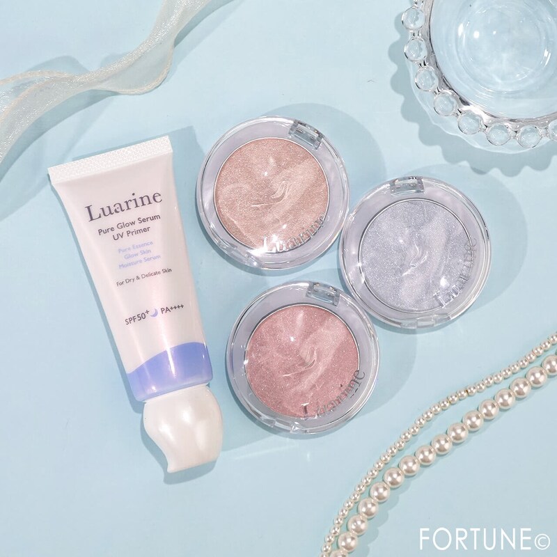ルアリン2026年春新作|ピュアグロウセラム UV プライマー&シーヴェールハイライターをレビュー