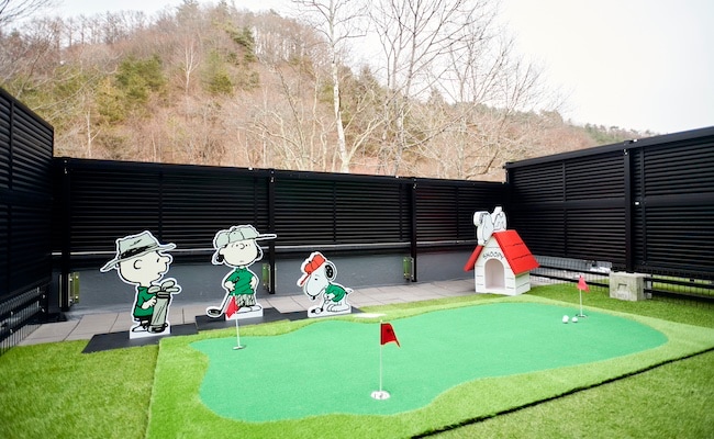 部屋に併設されたテラス