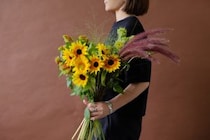 第五十二話　処暑の花あしらい「向日葵」