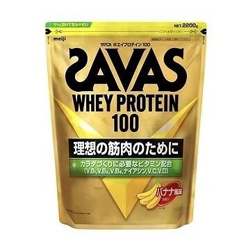 SAVAS（ザバス）ホエイプロテイン100バナナ味 2,200g