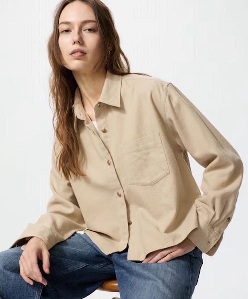 フランネルボクシーシャツ