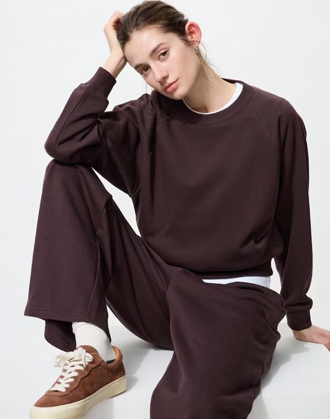 スウェットクロップドシャツ