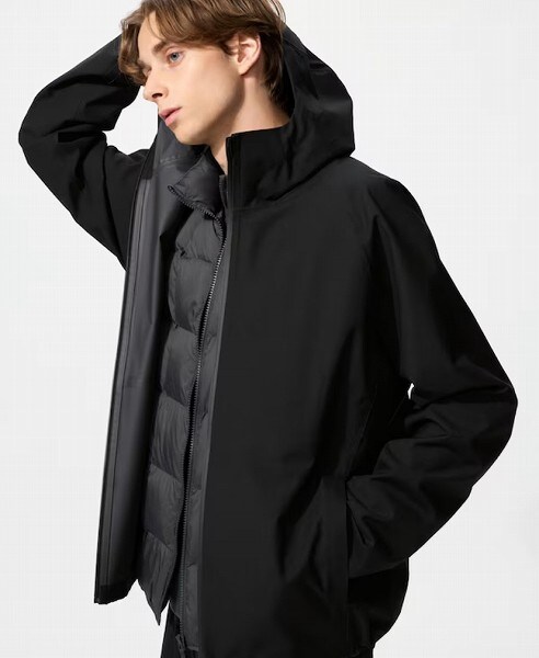 ブロックテックパーカ/3Dカット