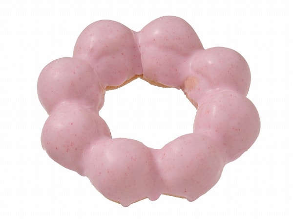 もちもち食感リングドーナツいちご