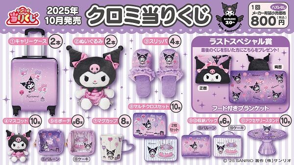 10月クロミ当りくじ