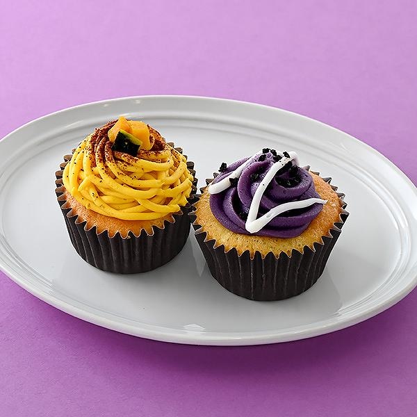 かぼちゃと紫芋のプチケーキ